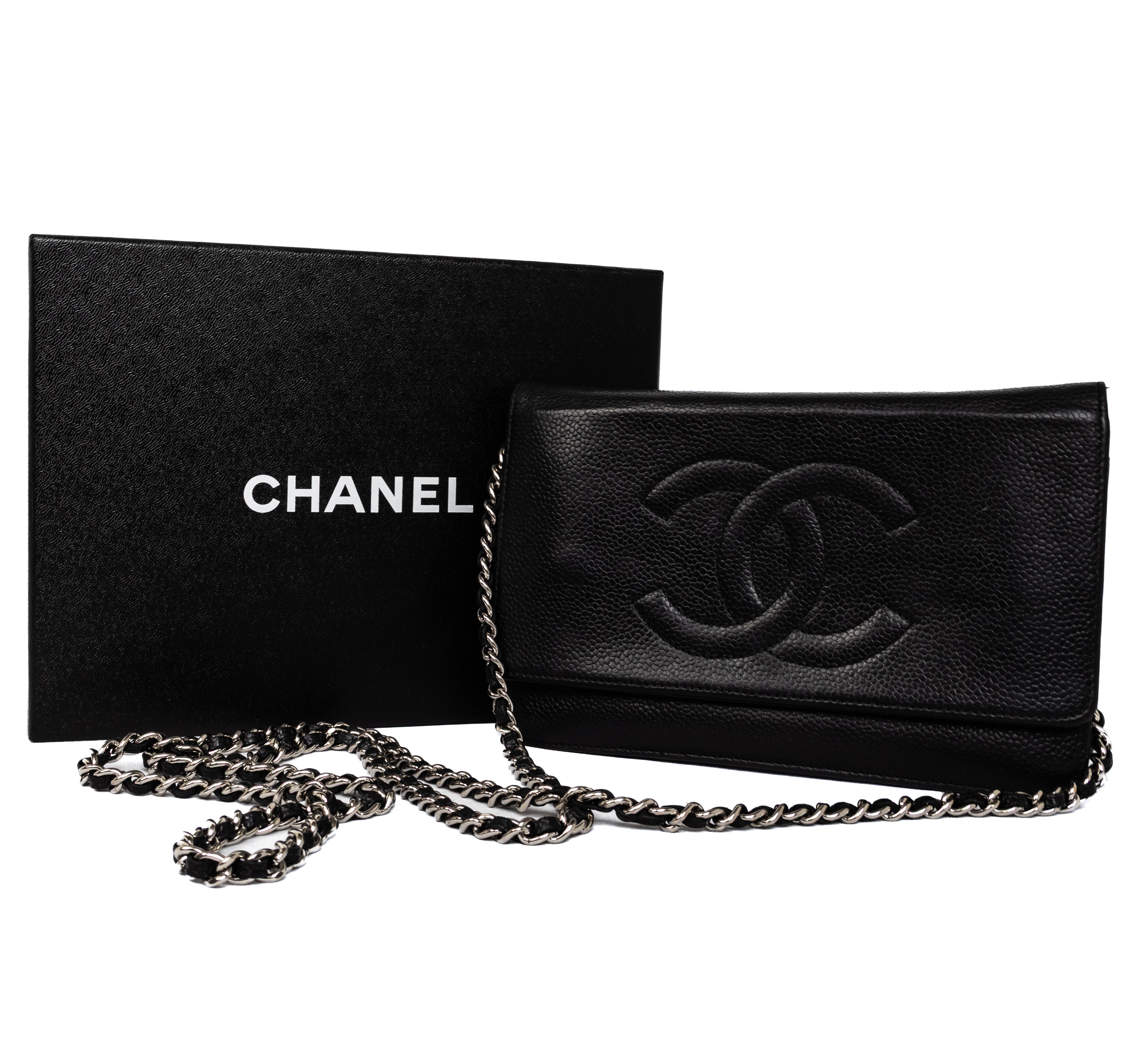 Chanel WOC Coco Mark Caviar