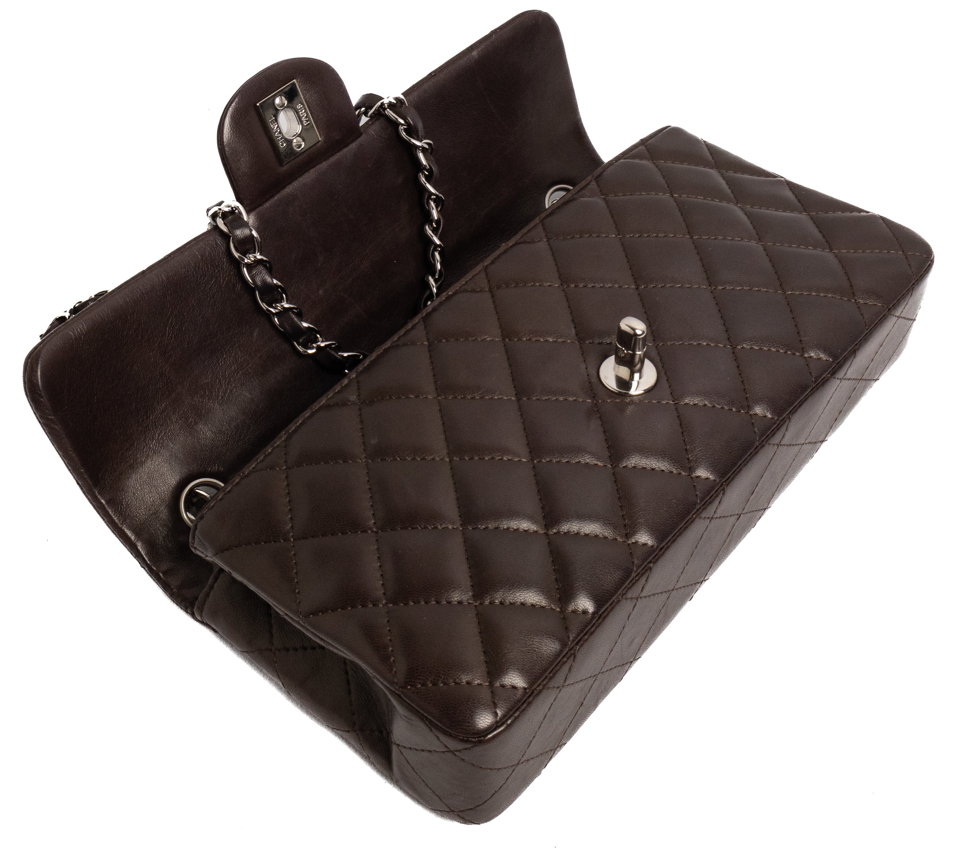 Chanel East West Flap Bag