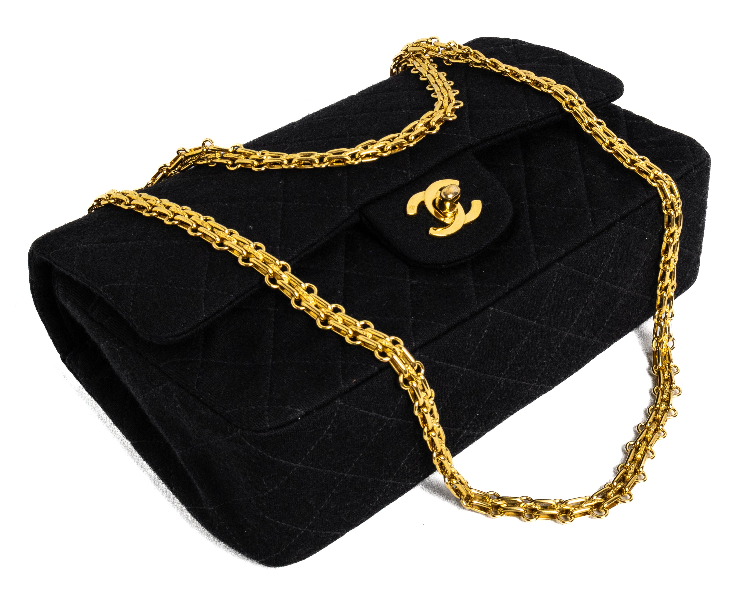 Chanel Medium Classic Double Flap Cotton