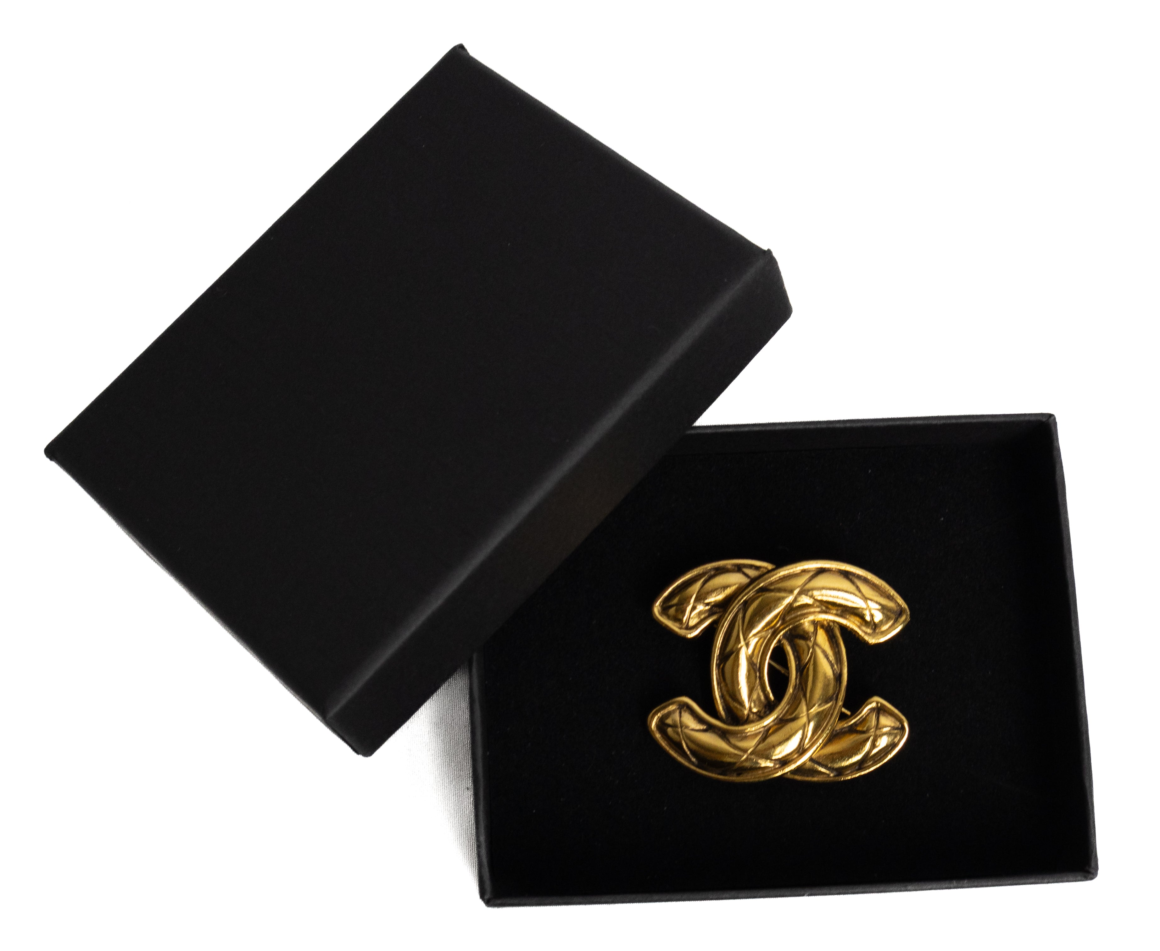 Chanel vintage broche 24k gold