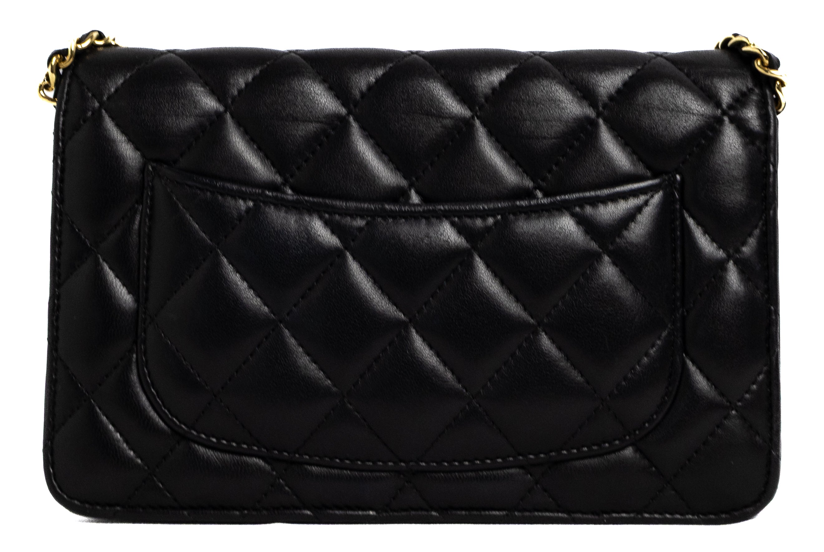 Chanel Wallet on Chain Black Gold hardware