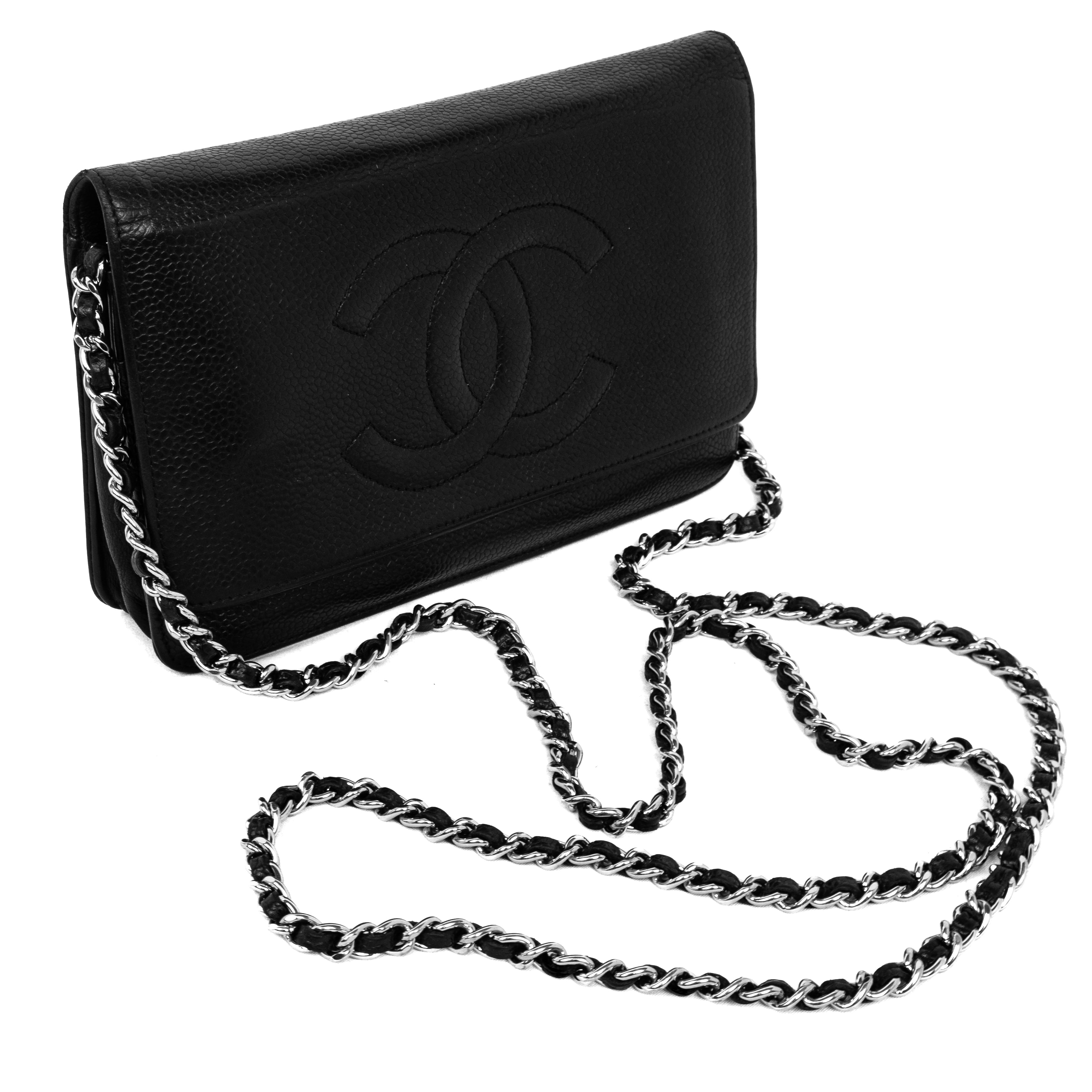 Chanel WOC Coco Mark Caviar