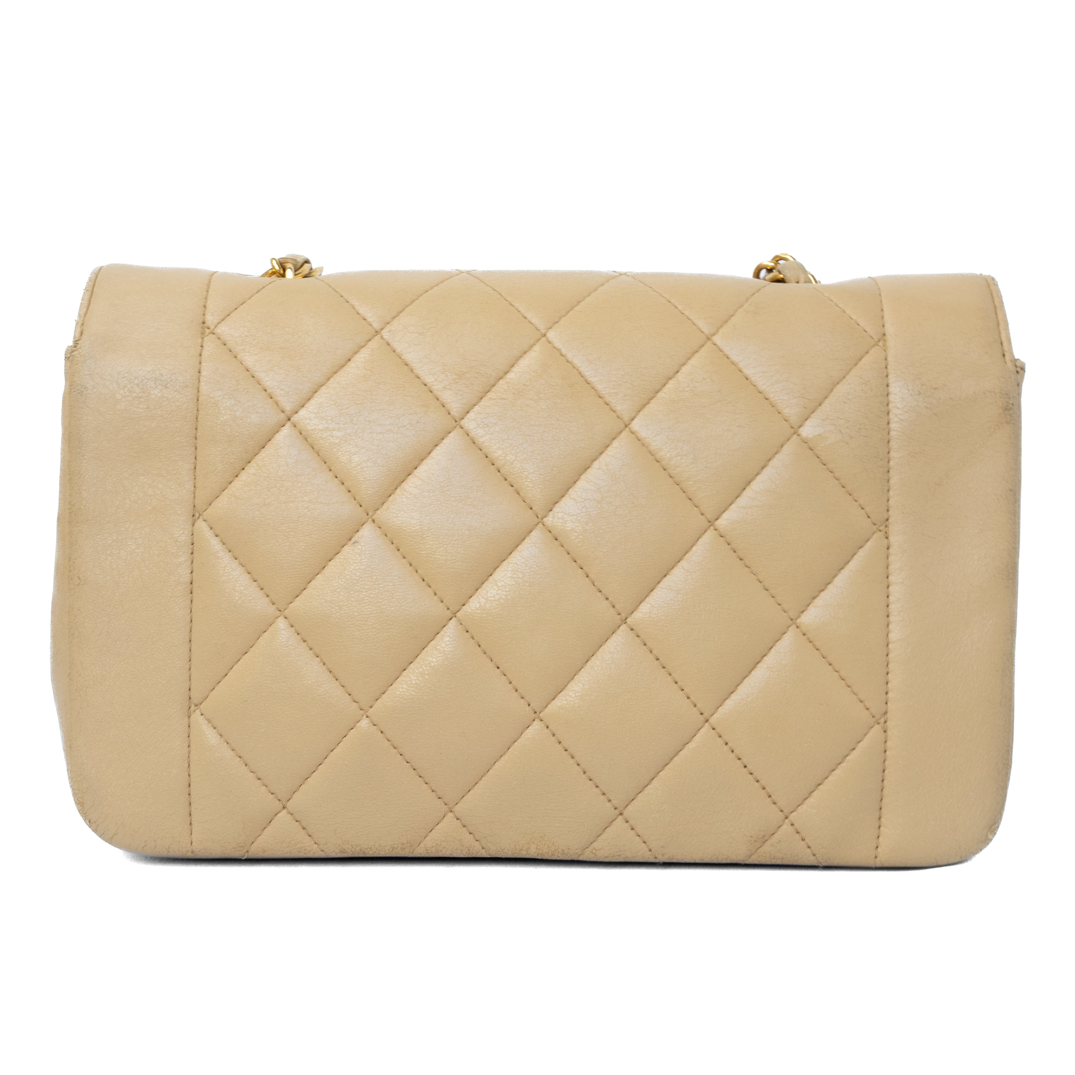 Chanel Small Diana Beige