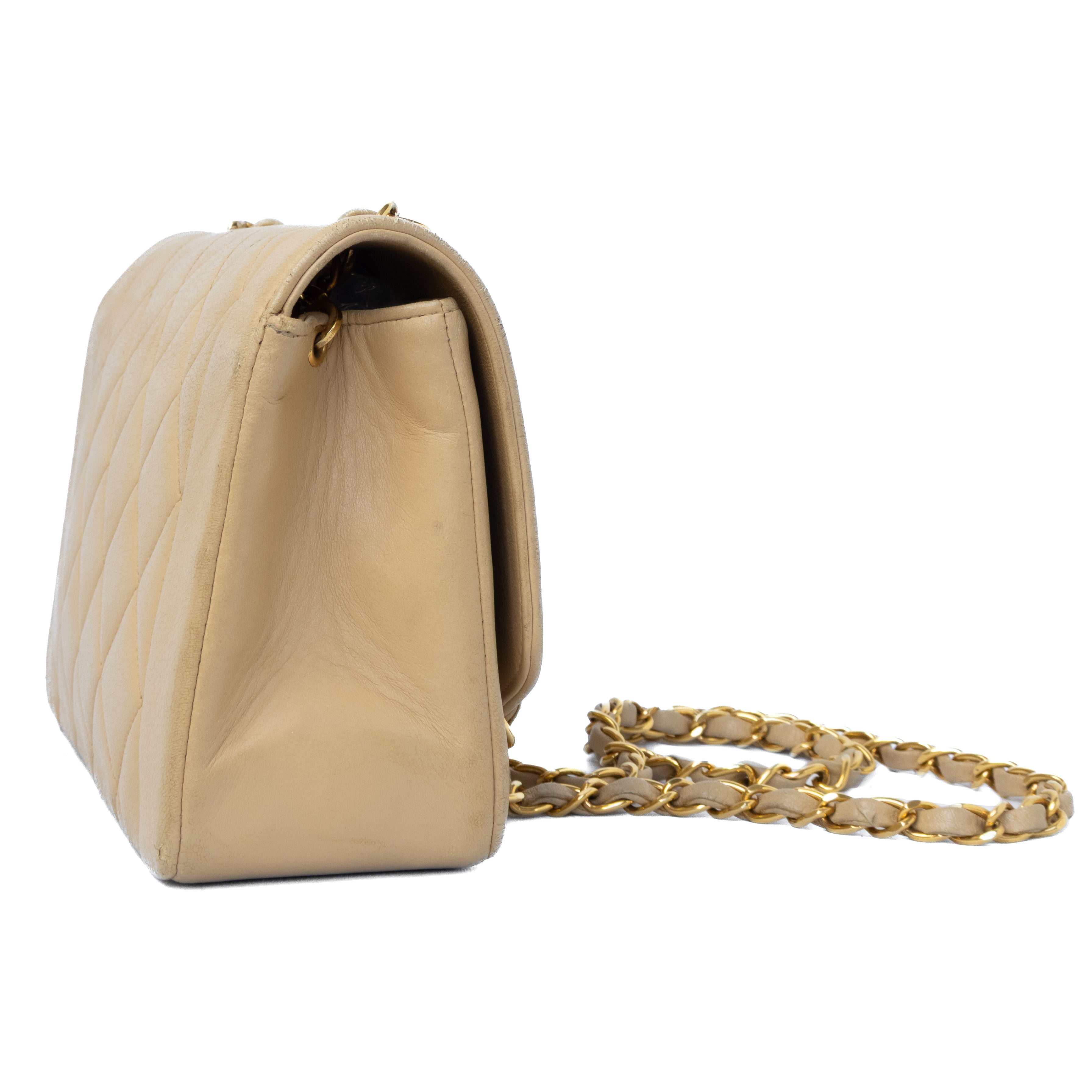 Chanel Small Diana Beige