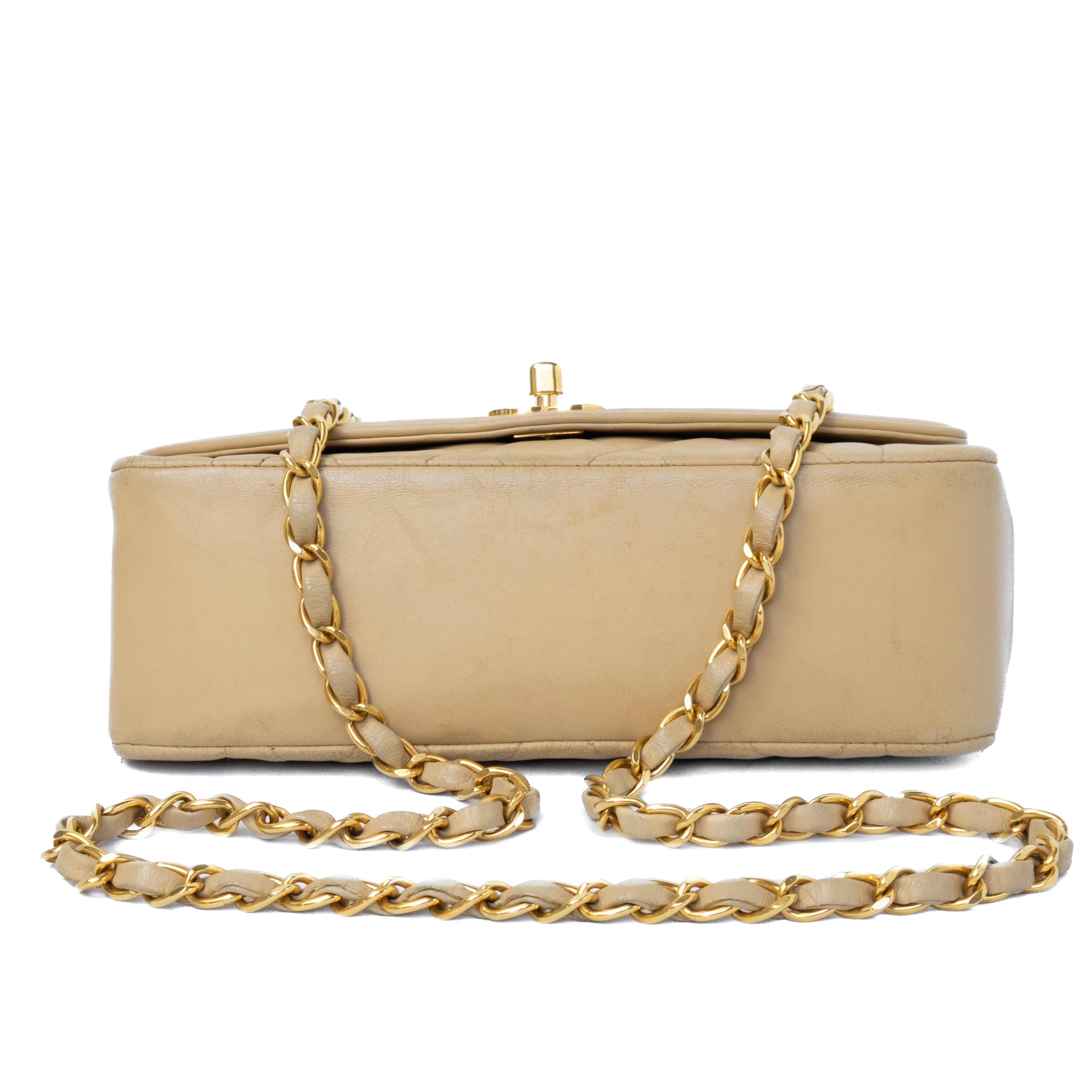 Chanel Small Diana Beige
