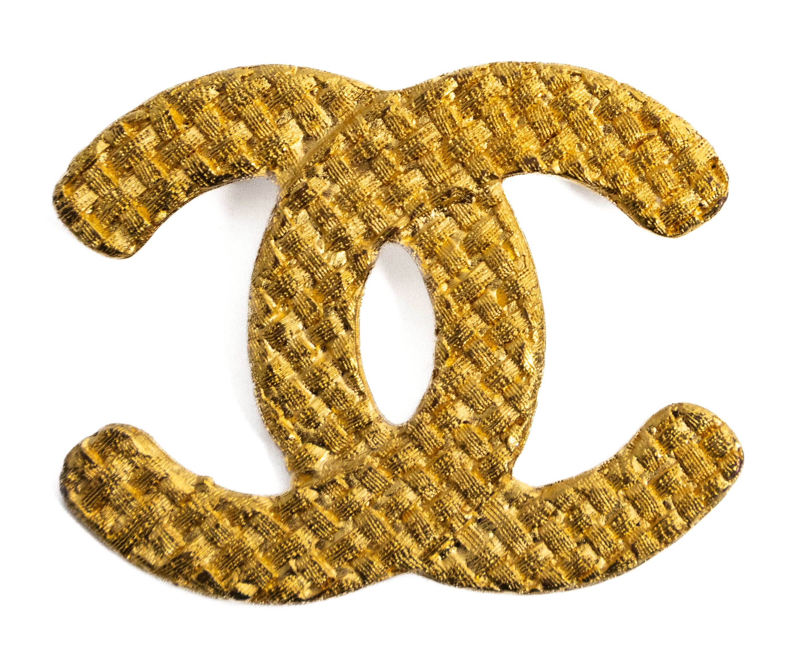 Vintage Chanel Broche 24K gold 