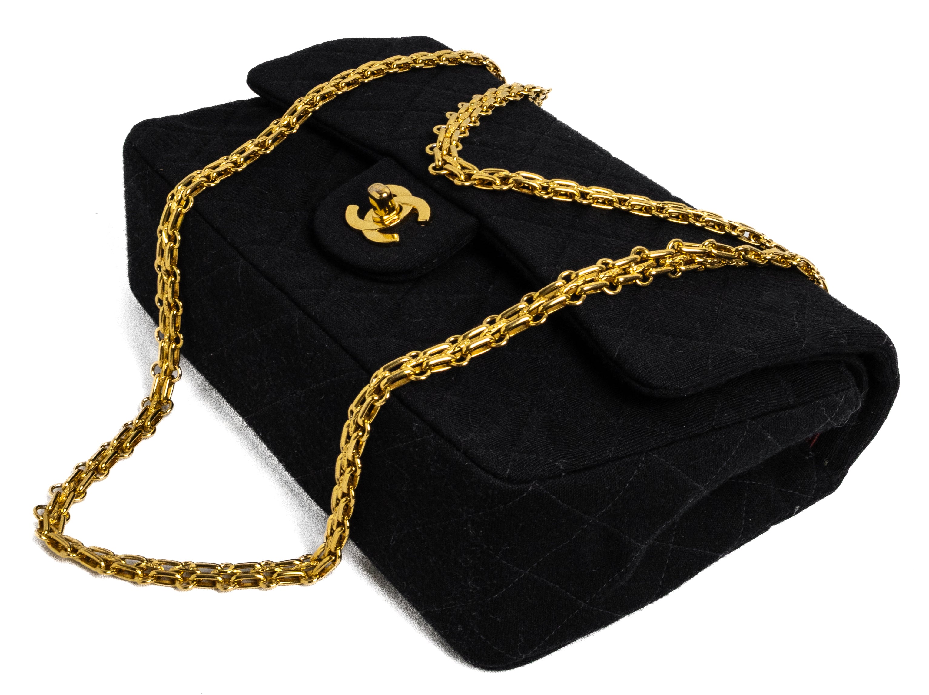 Chanel Medium Classic Double Flap Cotton