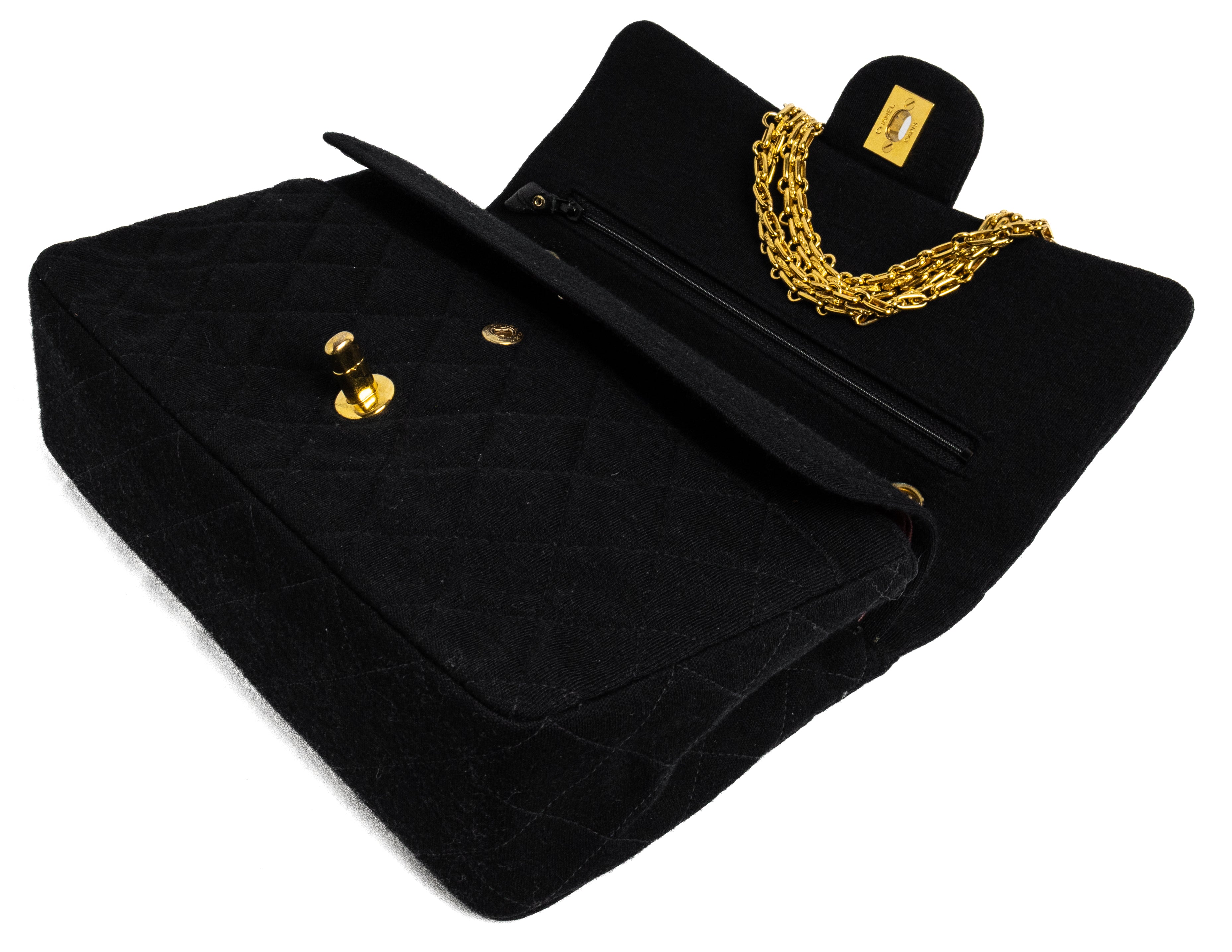 Chanel Medium Classic Double Flap Cotton