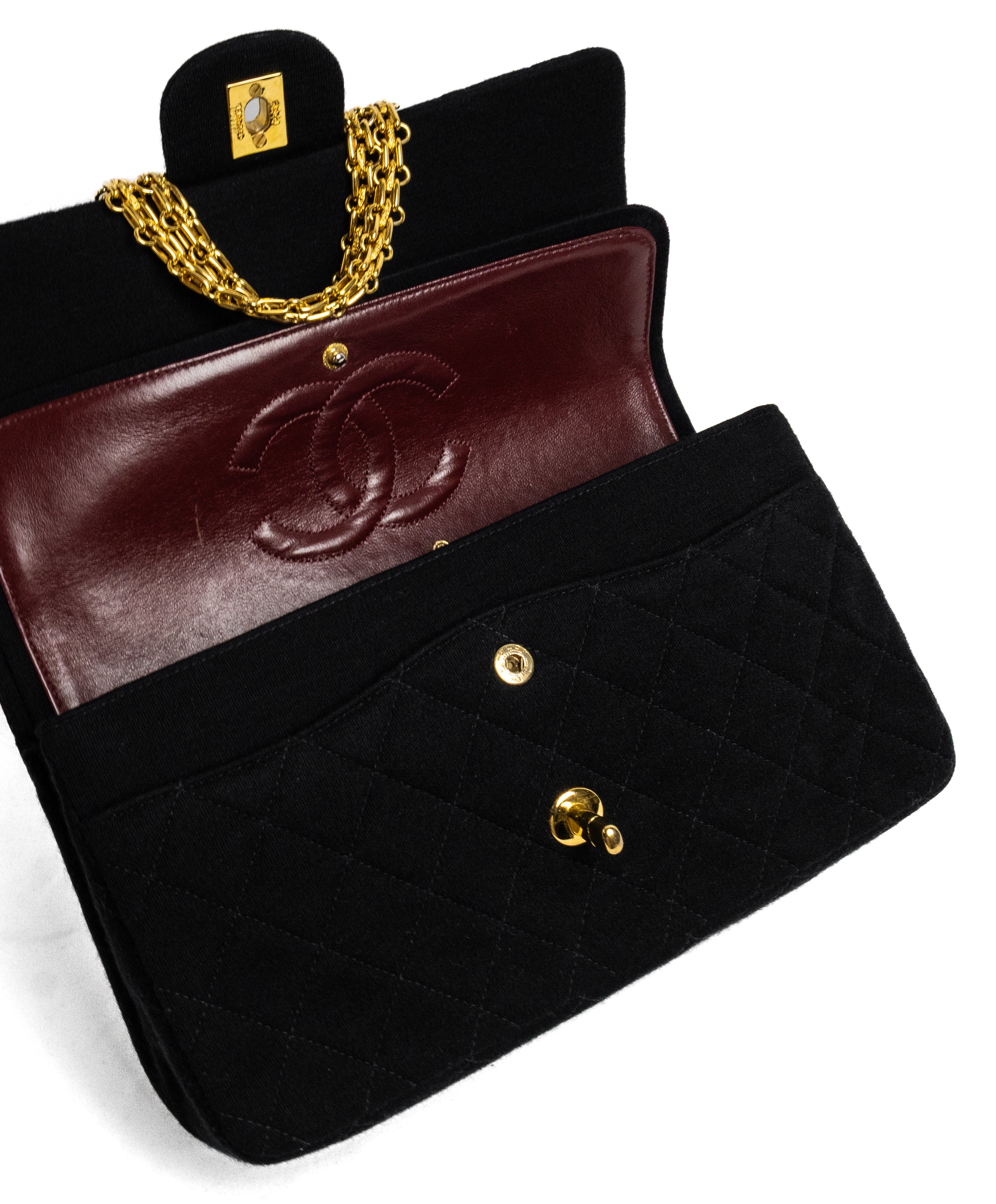 Chanel Medium Classic Double Flap Cotton