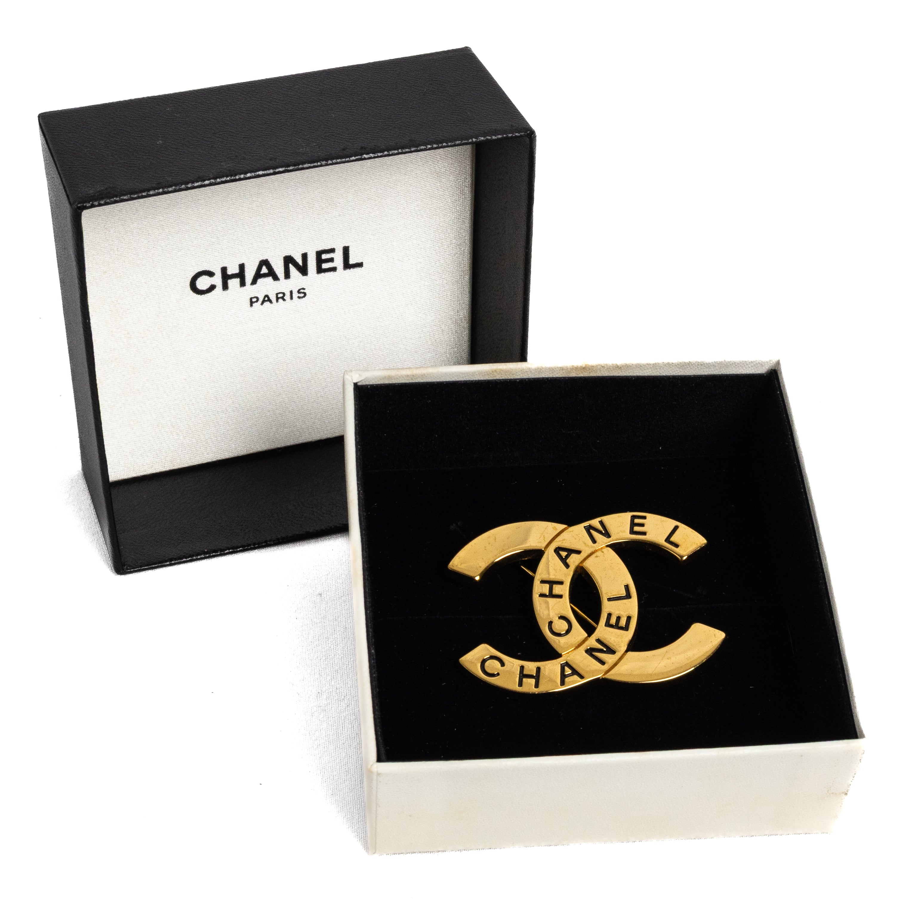 Vintage chanel brooch gold