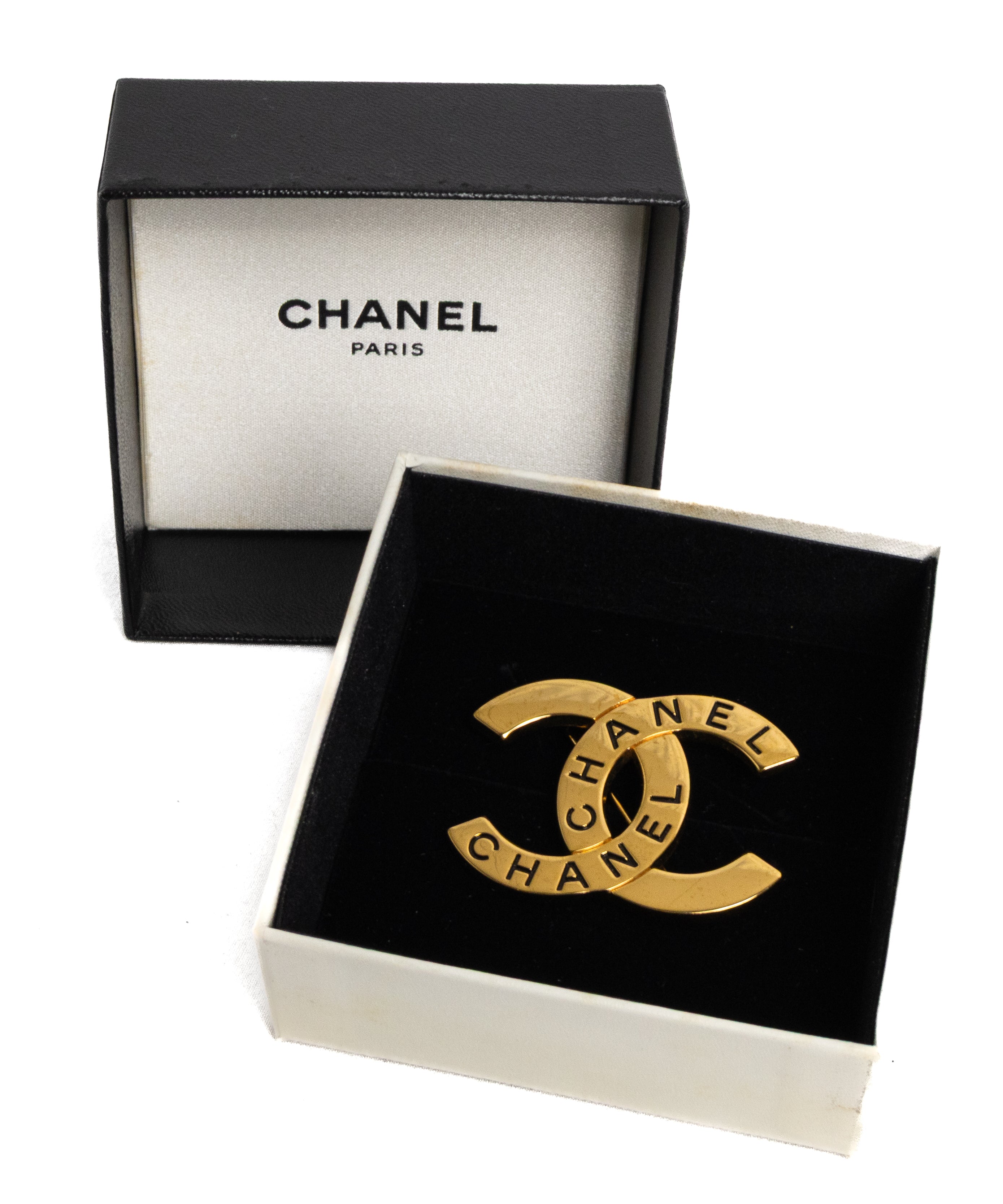 vintage chanel brooch gold