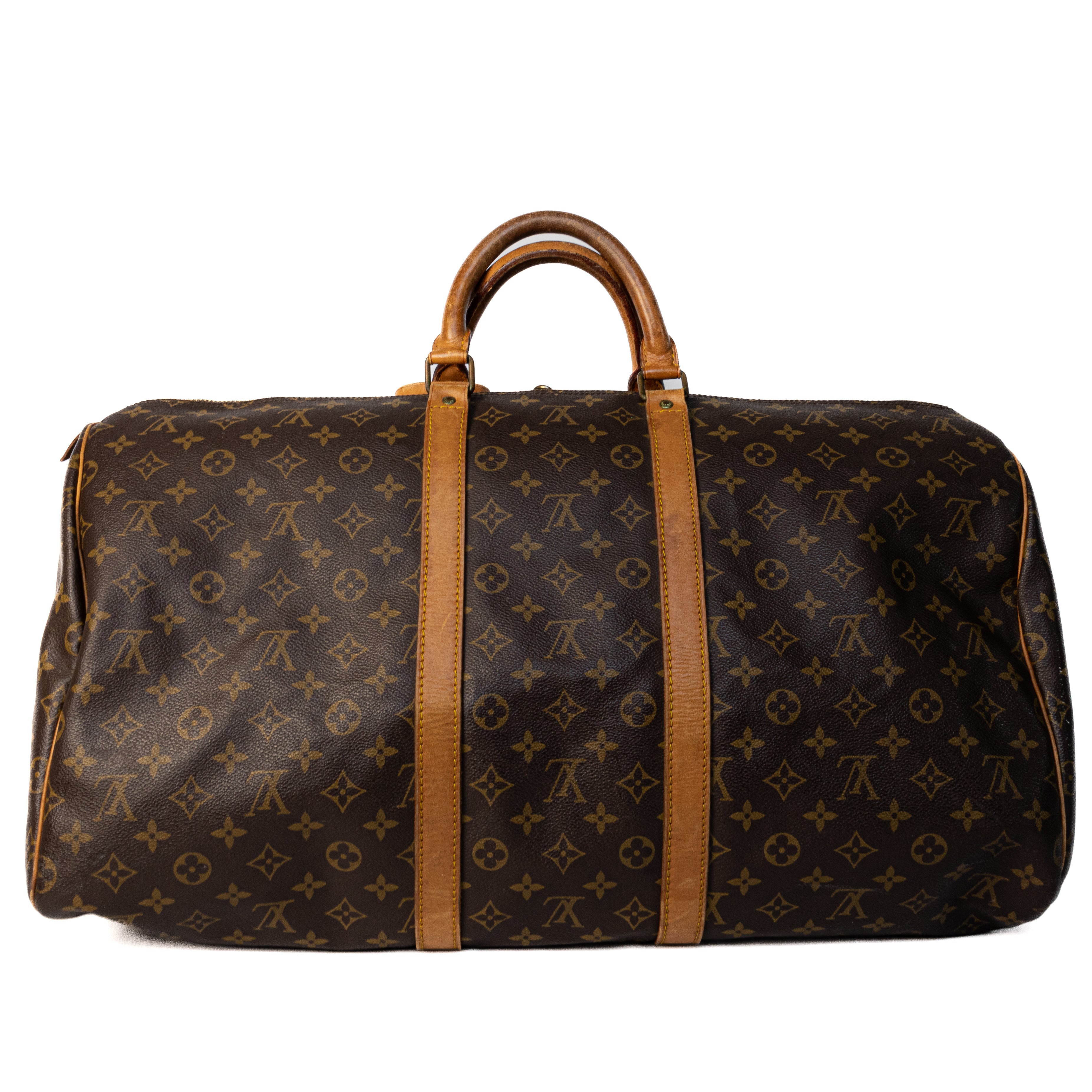 Louis vuitton keepall 55 travel bag vintage monogram canvas luggage tas