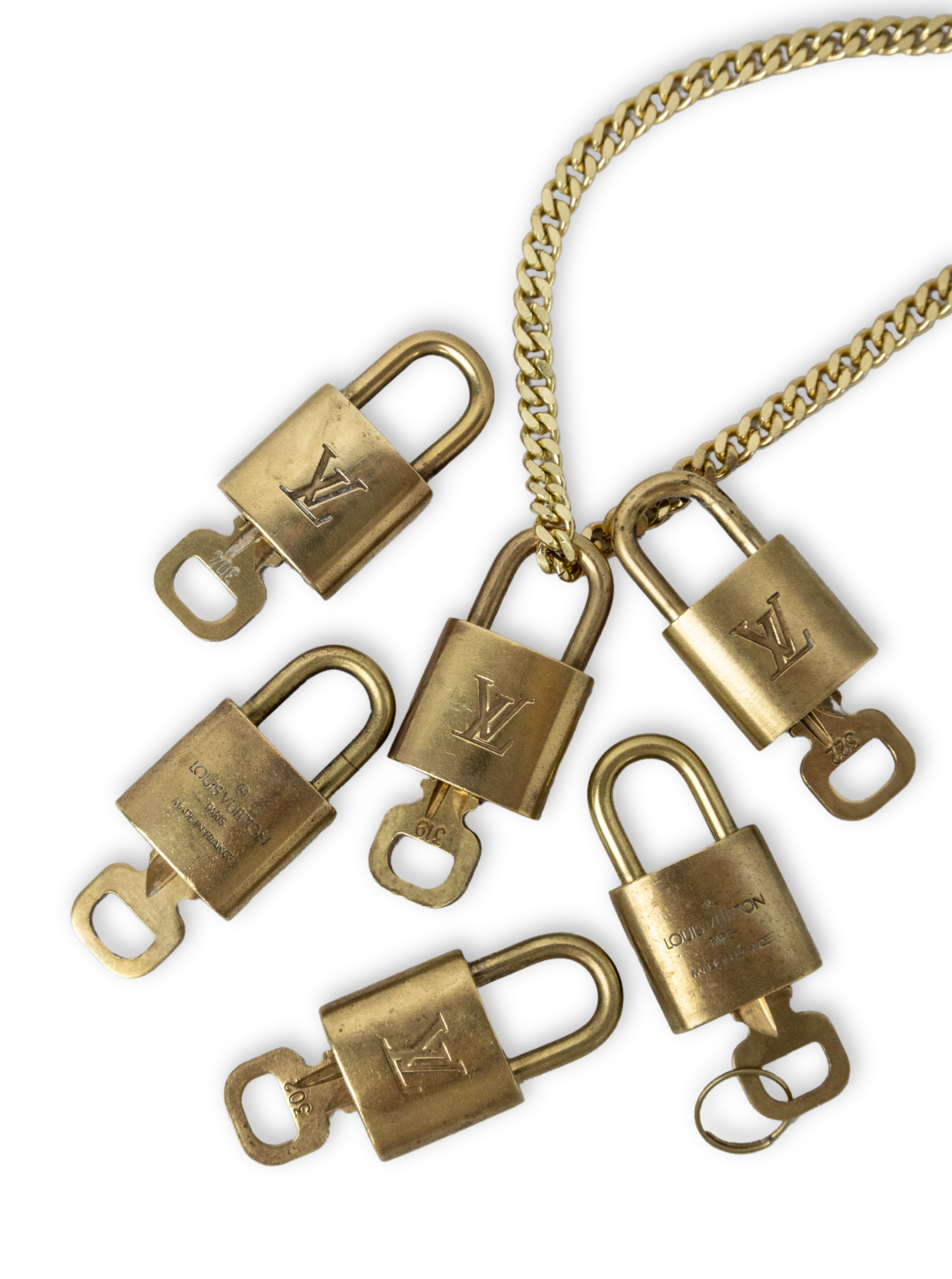vintage louis vuitton padlock, lv lock with key